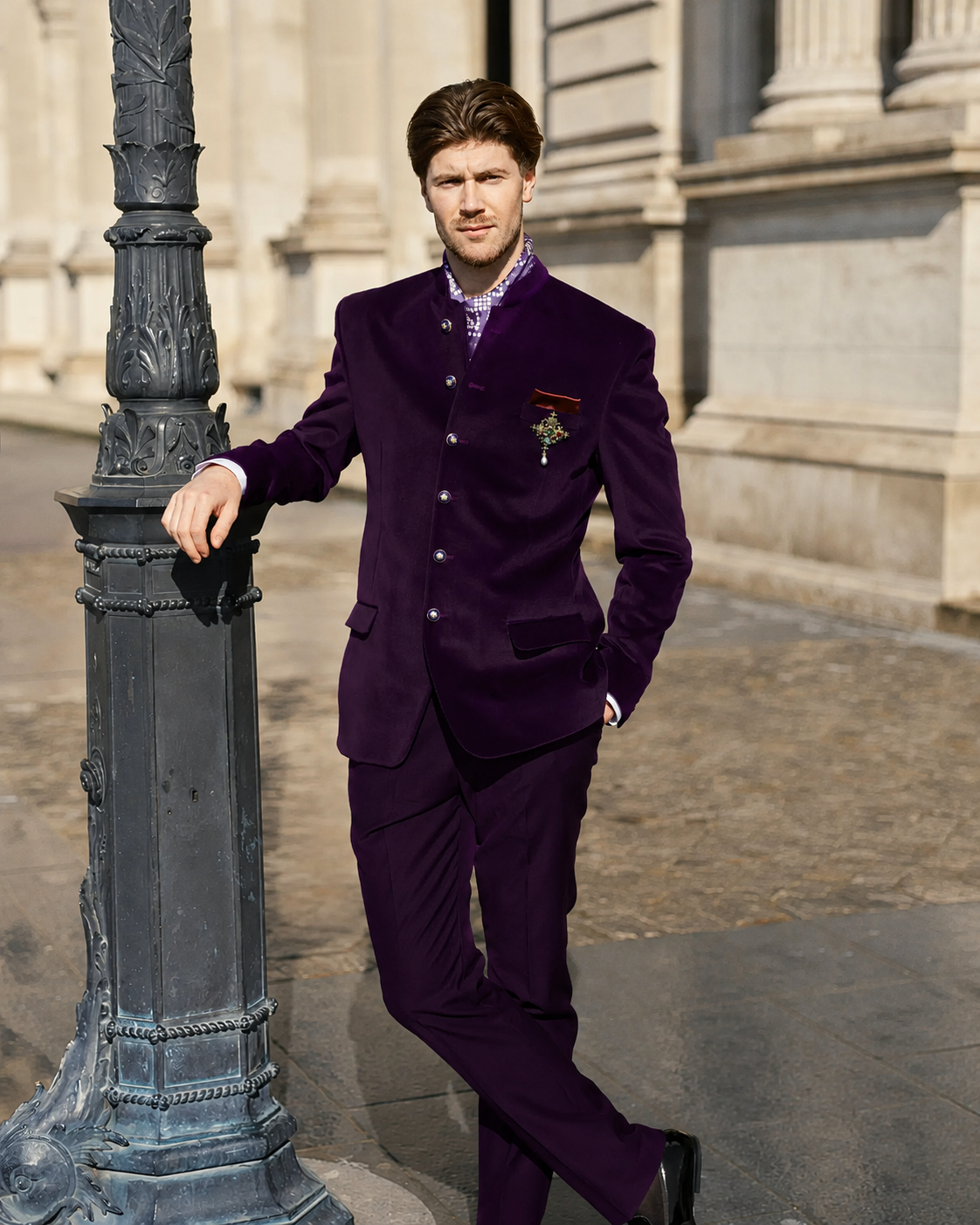 Lofty Luxe LL10 Seal 2-piece Suit Purple