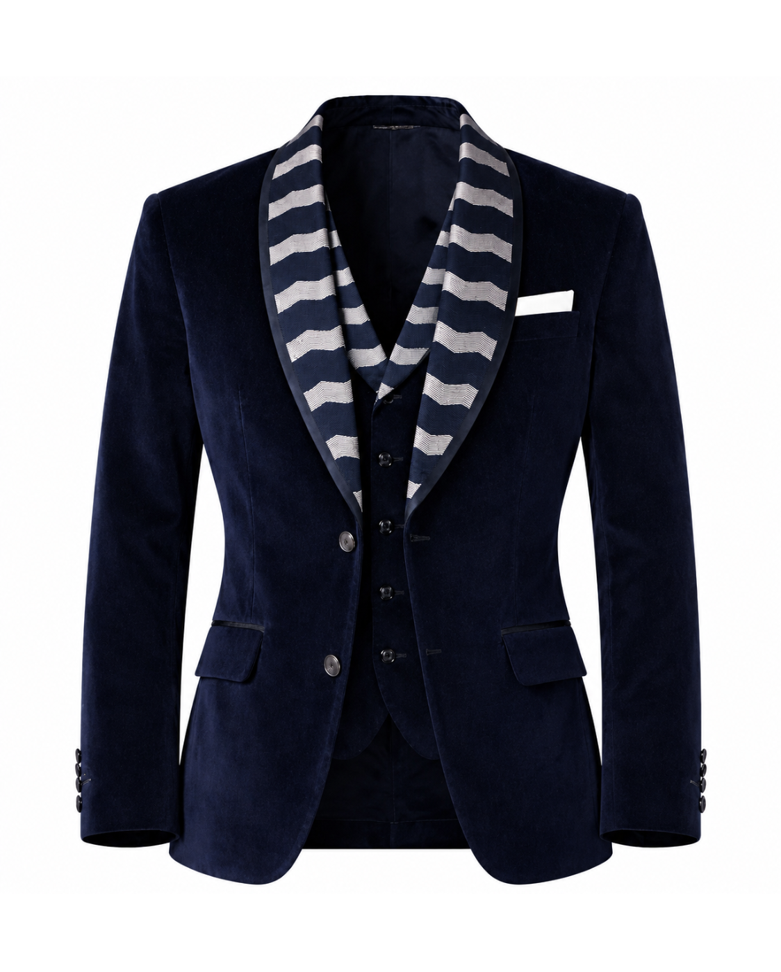 Lofty Luxe LL2 Lux Elite 3-piece Suit Navy