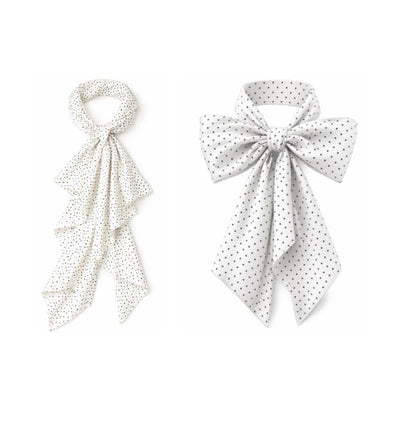Double polka scarf & polka cravat Set