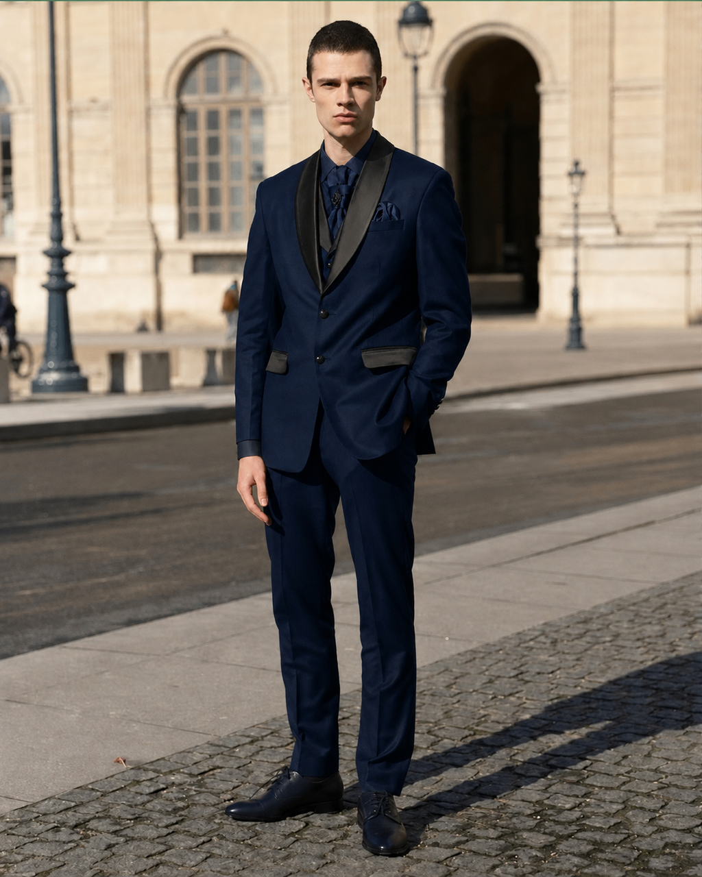 Lofty Luxe LL9 Muse 3-piece Suit Navy