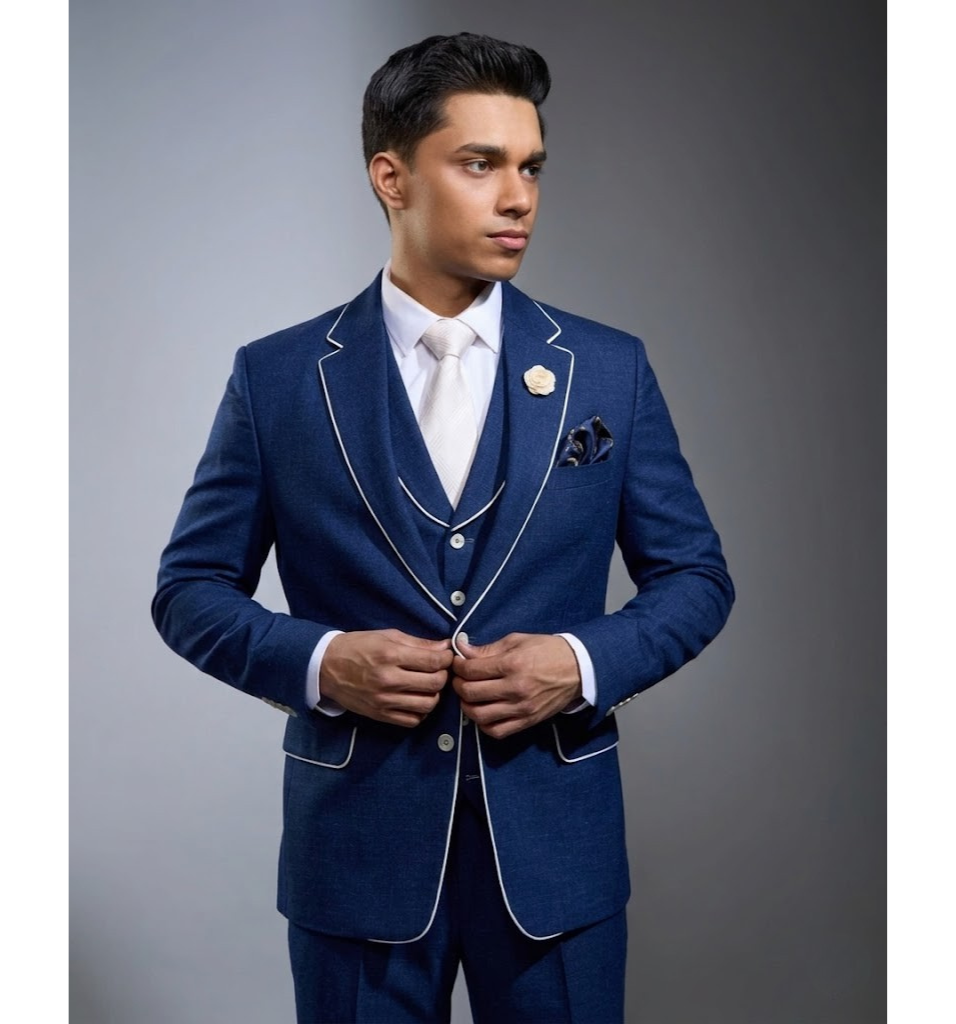 Lofty Luxe LL19 Summer 3-piece Suit Navy