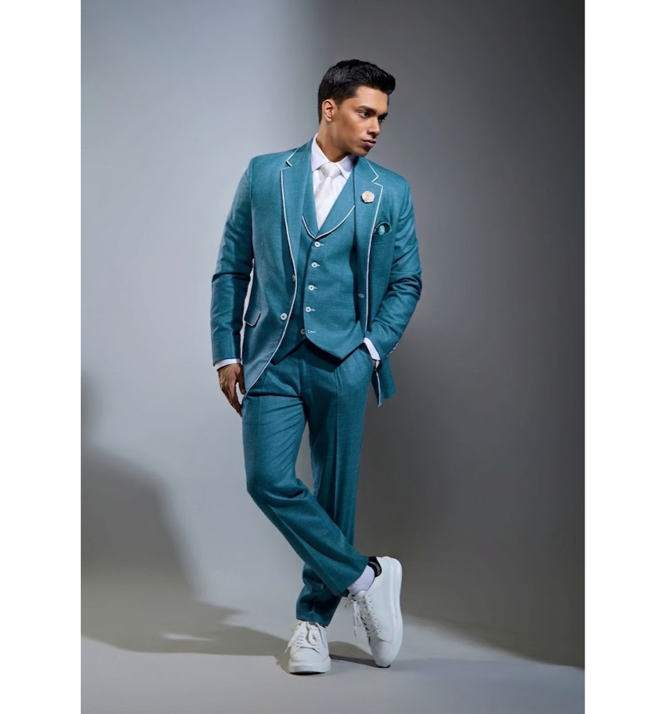 Lofty Luxe LL19 Summer 3-piece Suit Teal