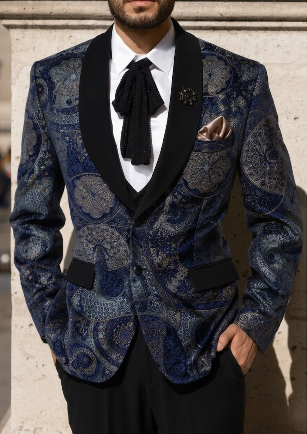 Lofty Luxe LL3 Vintage Sienna 2-piece Suit |Purple & Sienna|