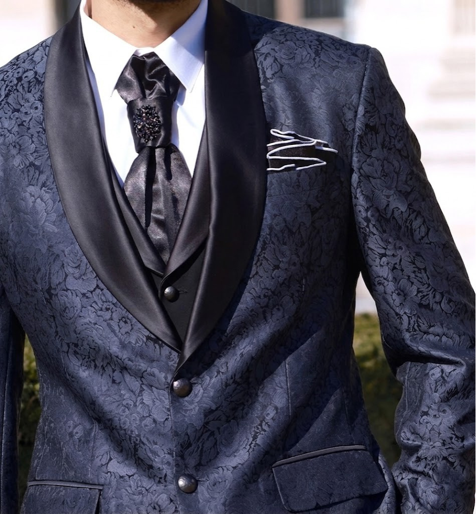 Lofty Luxe LL4 Rose Elite 3-piece Suit Navy