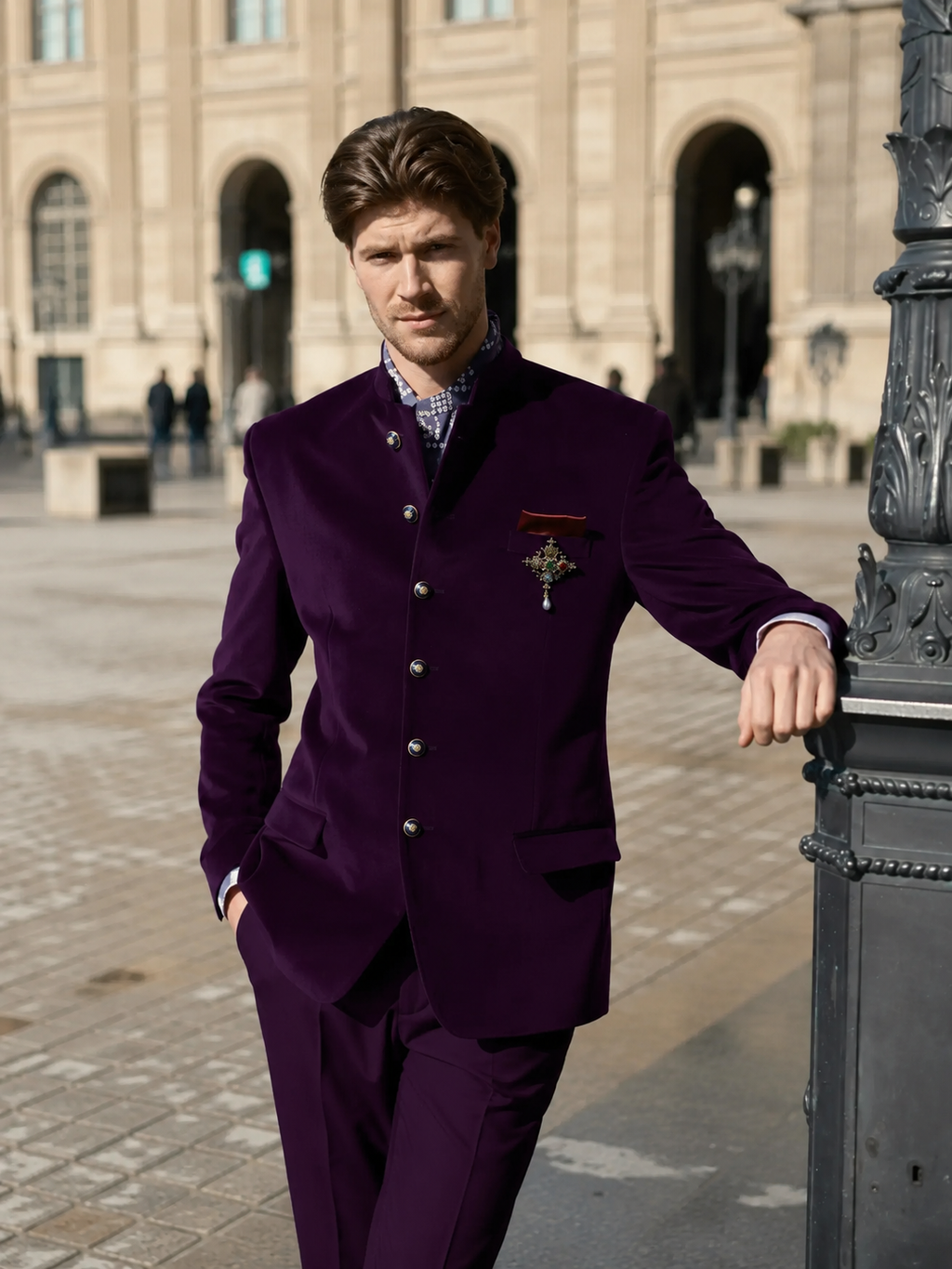 Lofty Luxe LL10 Seal 2-piece Suit Purple