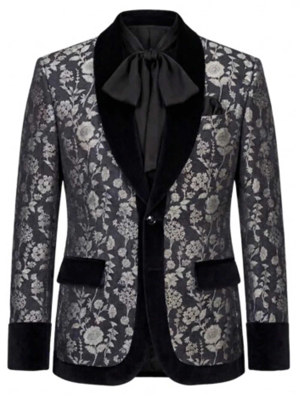 Lofty Luxe LL7 Moonga 2-piece Suit |Black Silver|