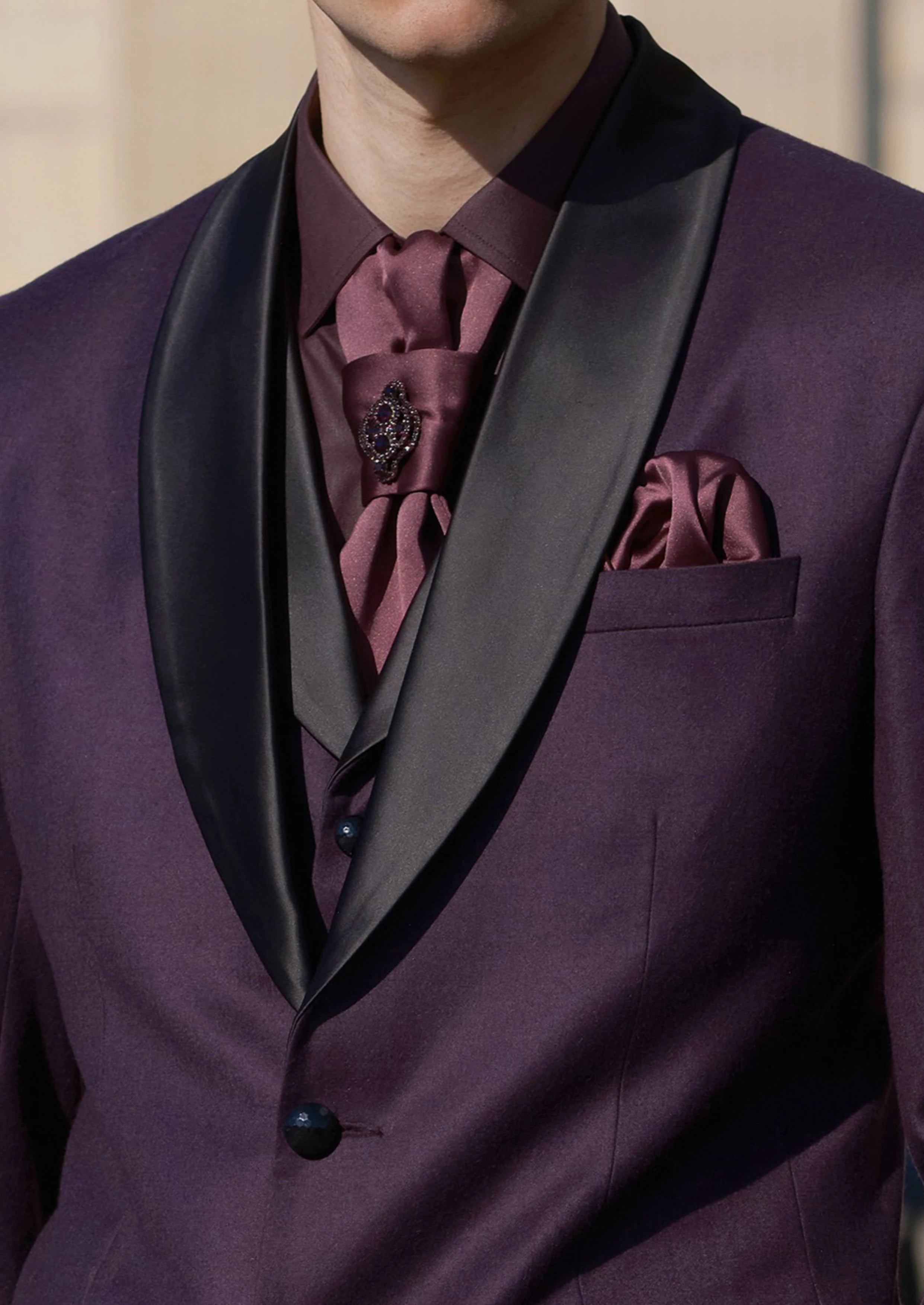 Lofty Luxe LL9 Muse 3-piece Suit Wine