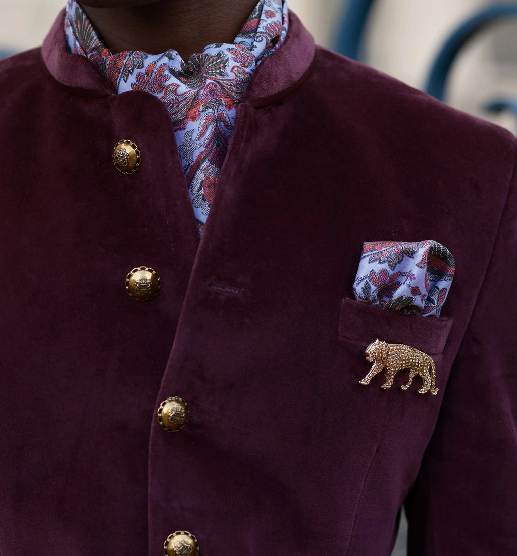 Lofty Luxe LL11 Bordeaux 2-piece Suit Wine