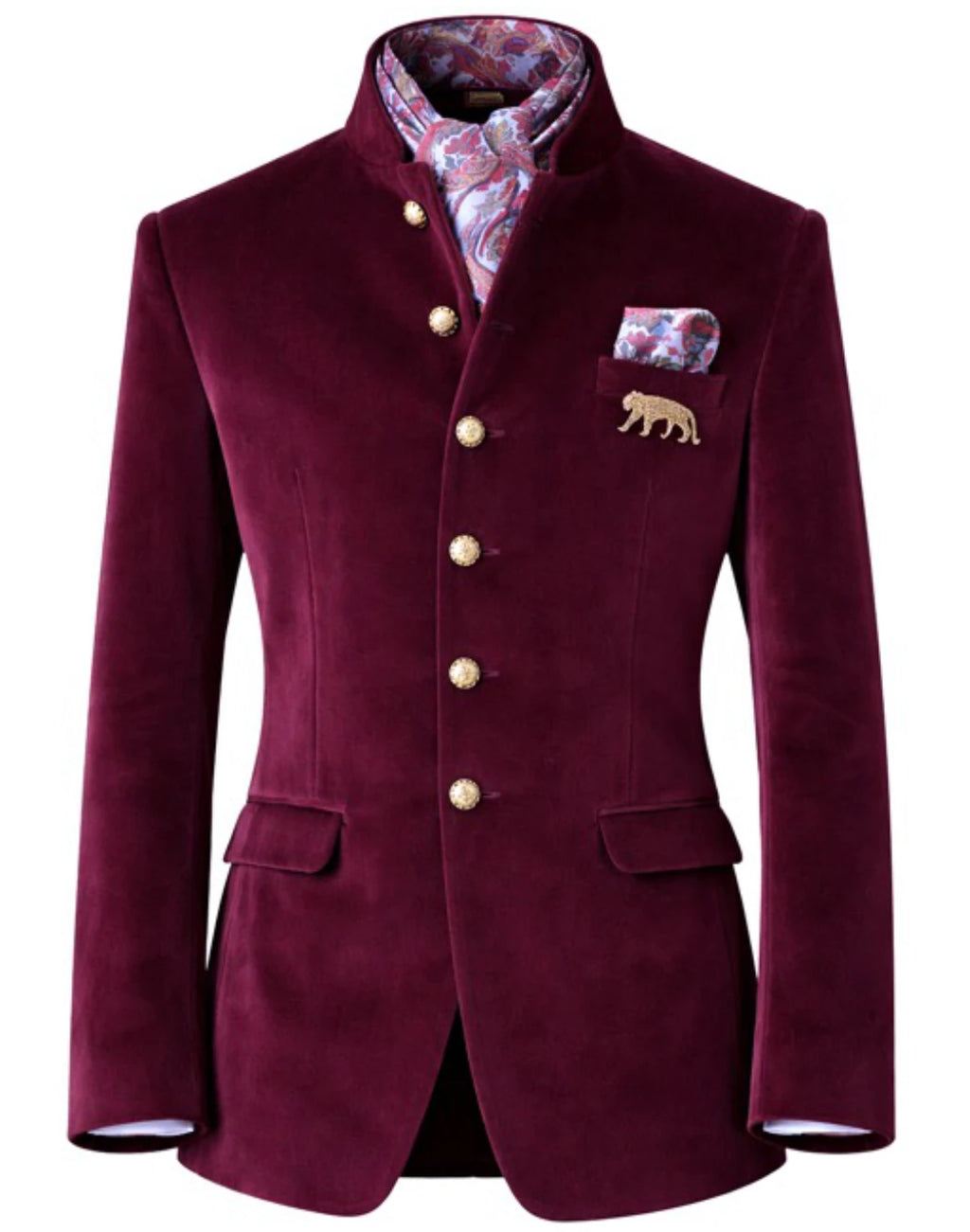 Lofty Luxe LL11 Bordeaux 2-piece Suit Wine
