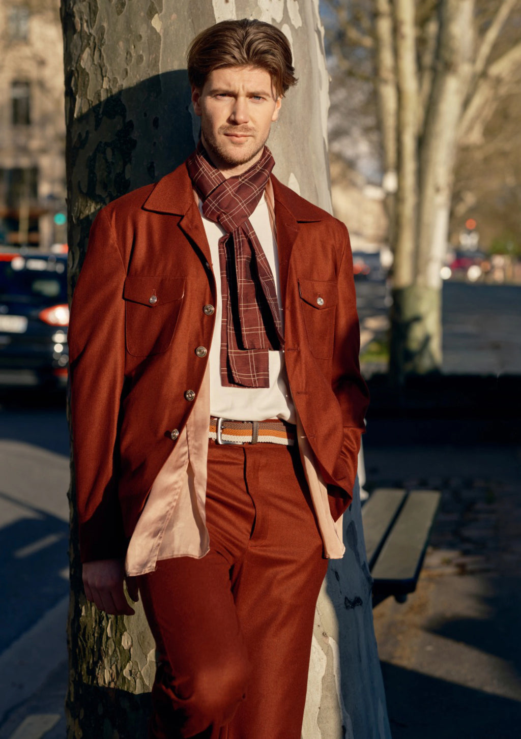 Relaxed Luxury RL6 Forest Suit |Brick Red|